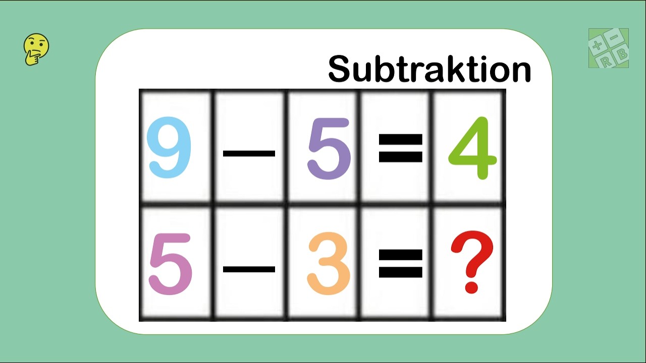 Minus rechnen bis 10 – mit Zehnerfeld | Mathe Grundschule (1. Klasse)