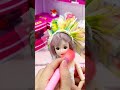 Satisfying With Unboxing Barbie Wedding Makeup Toys, ASMR Video #shorts