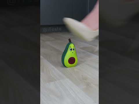 Avocado toy crush asmr video 🥑👠