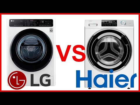 Какая стиральная машина лучше LG или Haier