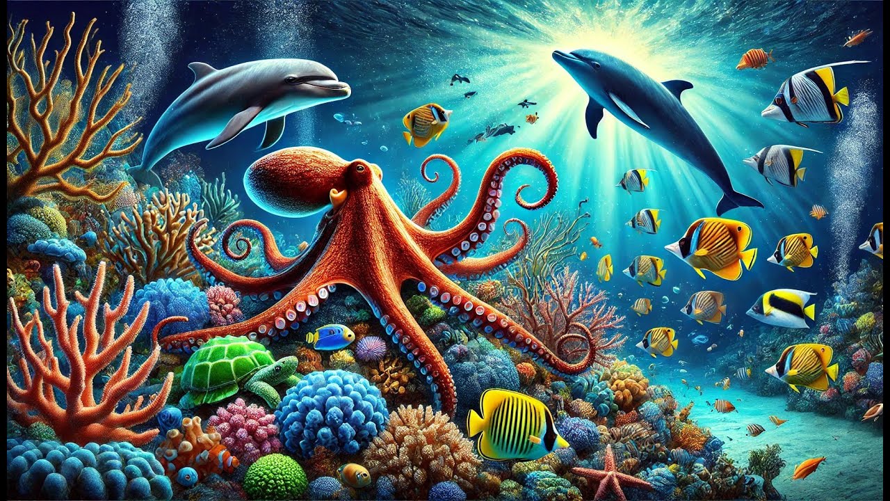 🐠 Explore, learn, and have fun under the sea! 🌊🦈 Amazing marine animals for endless underwater fun.