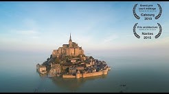 Mont Saint Michel from a drone.