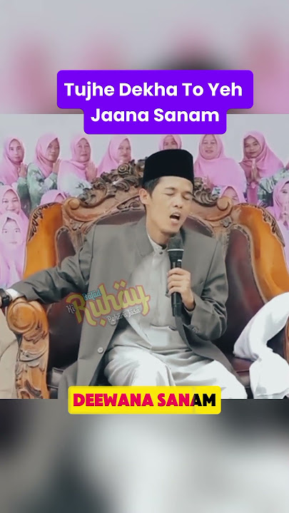 KI RUHAY | USTAD AHMAD ROYANI | TUJHE DEKHA TO YEH JAANA SANAM 😃#kiruhay  #lucu #nadadandakwah