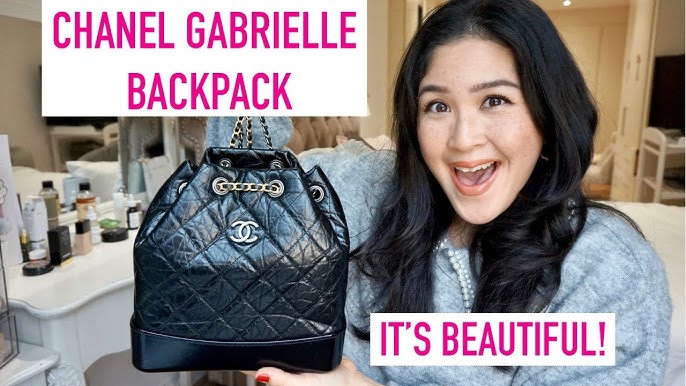 Chanel's Gabrielle Small Backpack Review ☀️, What's in My Bag