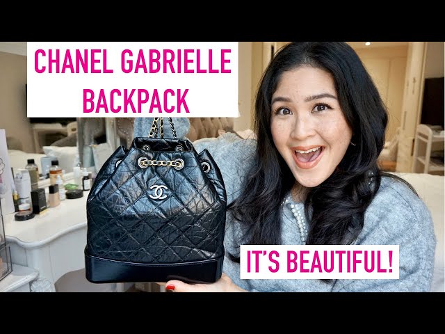 CHANEL GABRIELLE IRIDESCENT BACKPACK UNBOXING REVIEW 