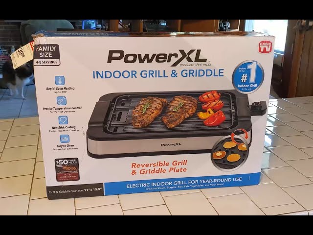 PowerXL Family Size Smokeless Grill As Seen on TV