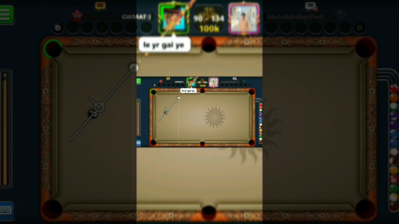satisfying Trick Shots in Jakarta 8 ball pool 
