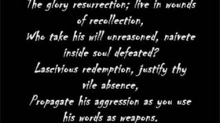 Video thumbnail of "Deicide - Scars of the crucifix Lyrics"