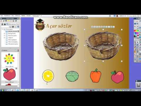 Activİnspire proqramında  "Konteyner"  funksiyasının iki üsulu