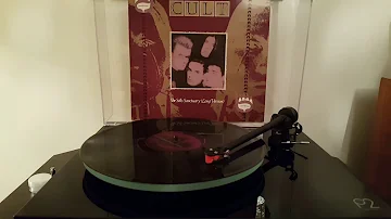 The Cult, she sells sanctuary vinyl (long version) REGA RP2/BIAS 2