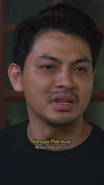Scene episod akhir drama rindu kasih bila Amir tahu kejahatan ibunya Halijah 😢