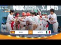 Highlights  game 37  spain vs mexico  wbsc u18 baseball world cup