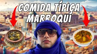 Los platos típicos de MARRUECOS: Tajine, Cuscús, Panes tradicionales, Pinchos | Vlog por Marrakech🇲🇦