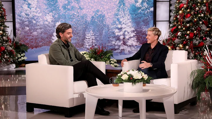Oscar Isaac Dances Drunk Around a Christmas Tree a...
