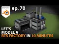 Let's model an RTS FACTORY in 10 MINUTES - ep. 70 - Blender 2.92