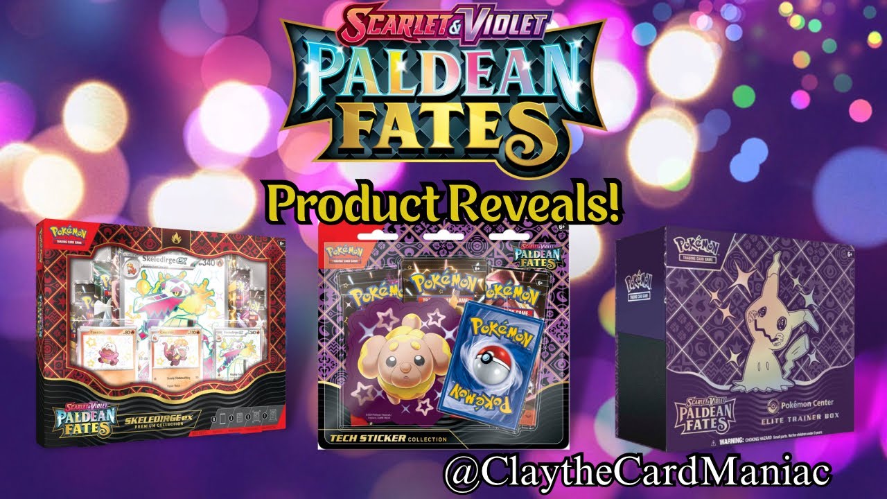 Paldean Fates shiny Pokémon TCG set announced