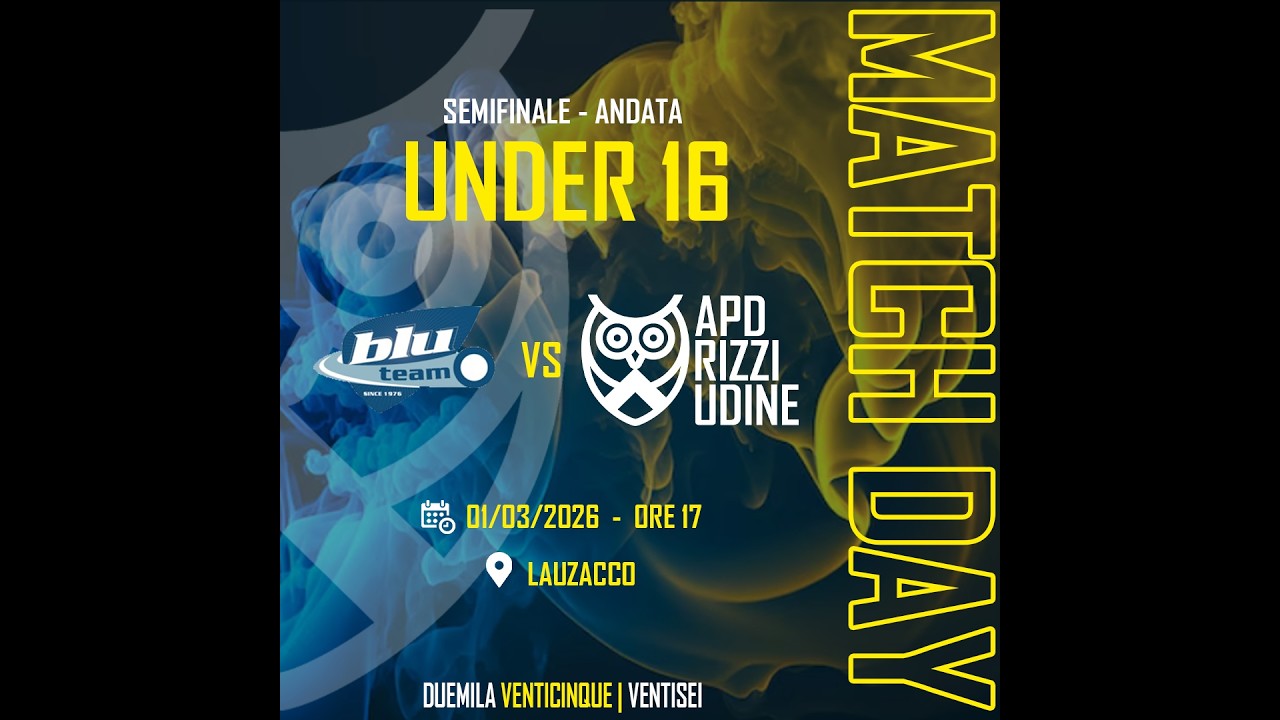 Semifinale Andata U16 - Fvg Volley Academy - APD Rizzi Udine - YouTube