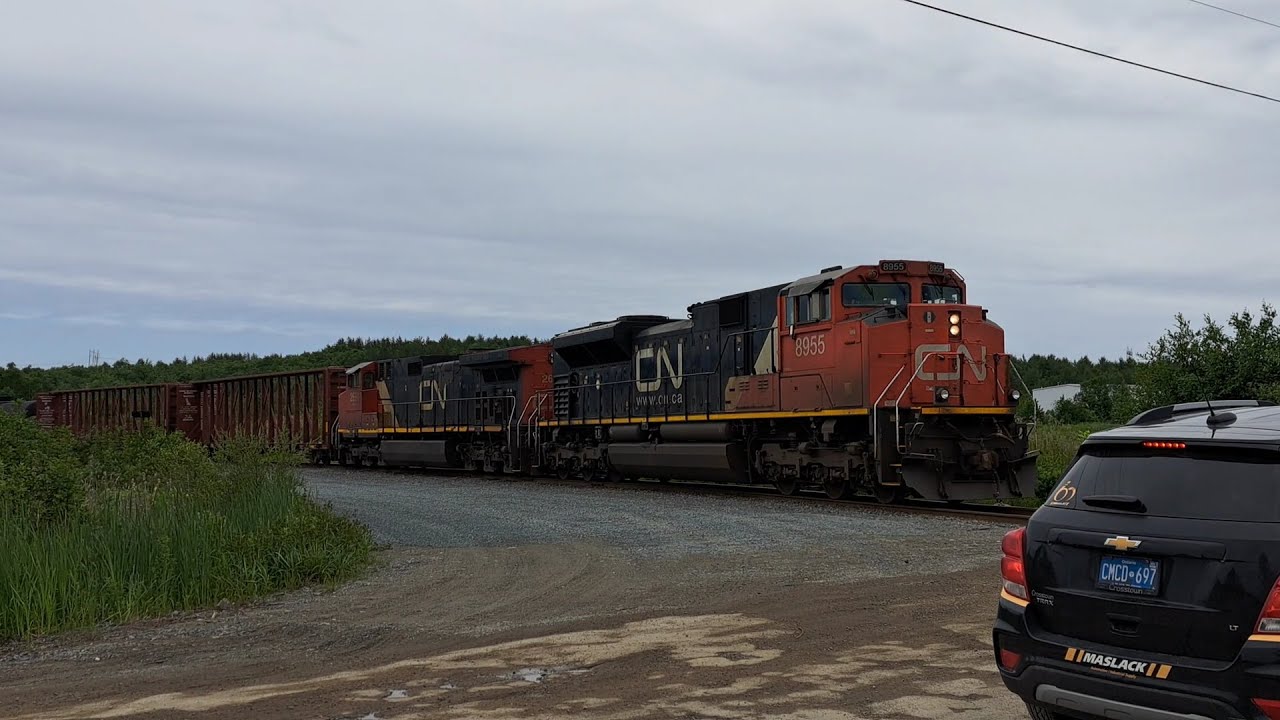 Forgot To Blow The Horn? EMD Leader on A Local Freight Train In Sudbury Junction, CN L59831 26