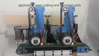 flat sheet and bar grinding machine deburring polishing machine