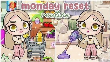 My Reset Monday Routine 🧺🛒 | Avatar World