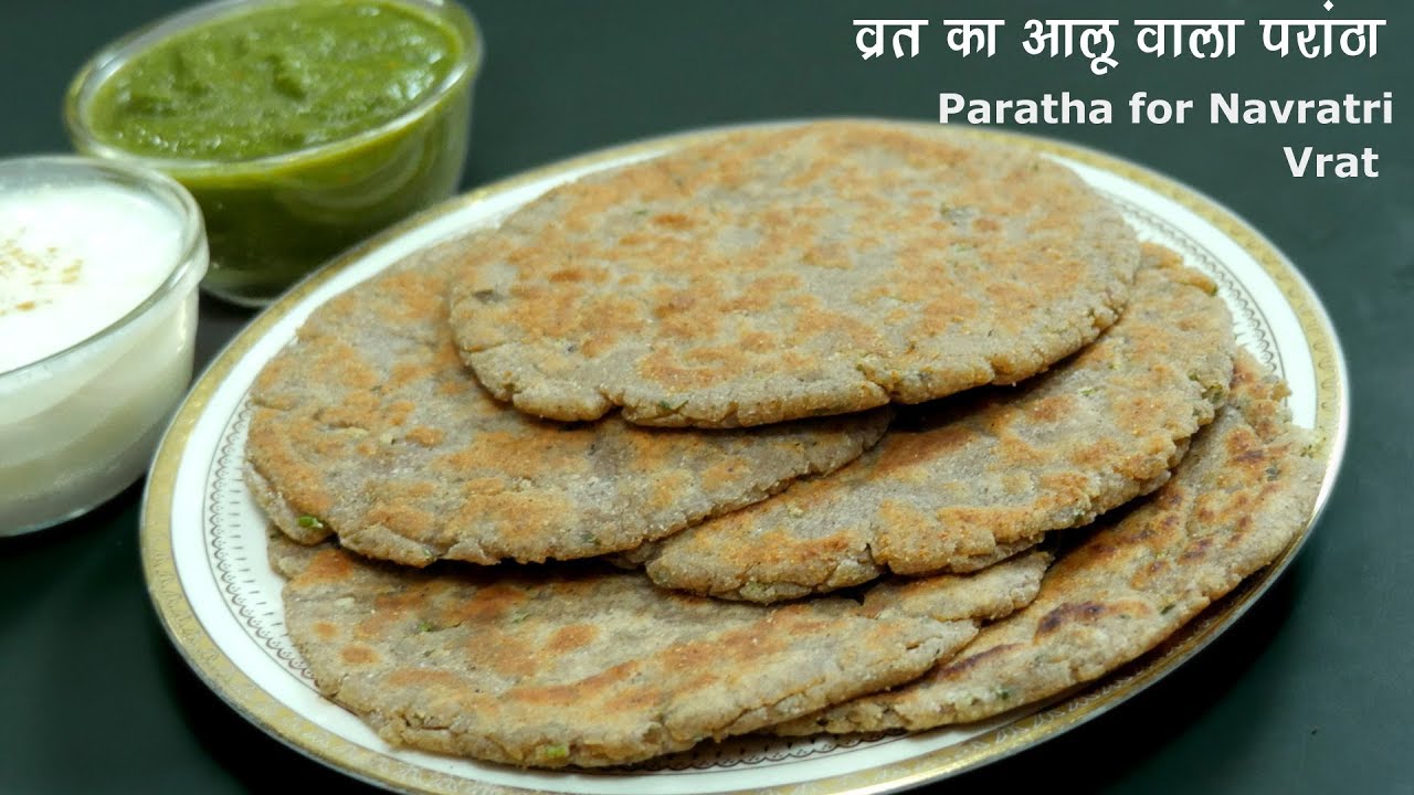 Vrat ka Paratha Aloo wala| फराली आलू परांठा । Farali Singhda  Paratha | Nisha Madhulika | TedhiKheer