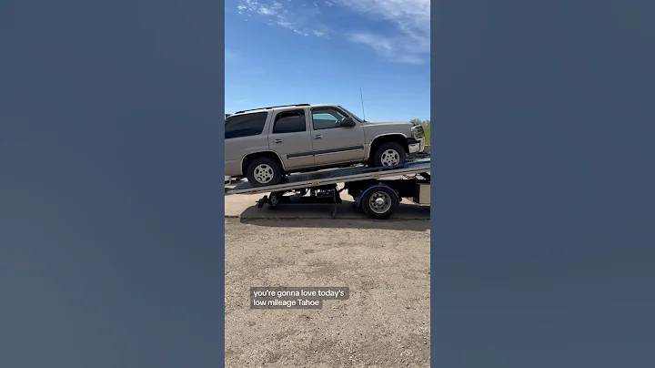 Lowest mileage 2003 Chevy Tahoe in the world? #chevytahoe #lowmileage #barnfind #autopartscity