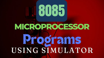 Module 1 Practical 5 Part 3: 8085 Micropro – Count Negative Numbers & Find Largest Number in a Block