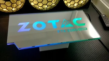 Zotac 2060 Addressable RGB GPU backplate