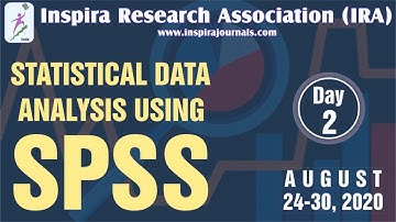 DAY 2 : STATISTICAL DATA ANALYSIS USING SPSS II DATA ENTRY