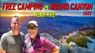 Exploring the GRAND CANYON [East] with free camping just outside the National Park 🏞