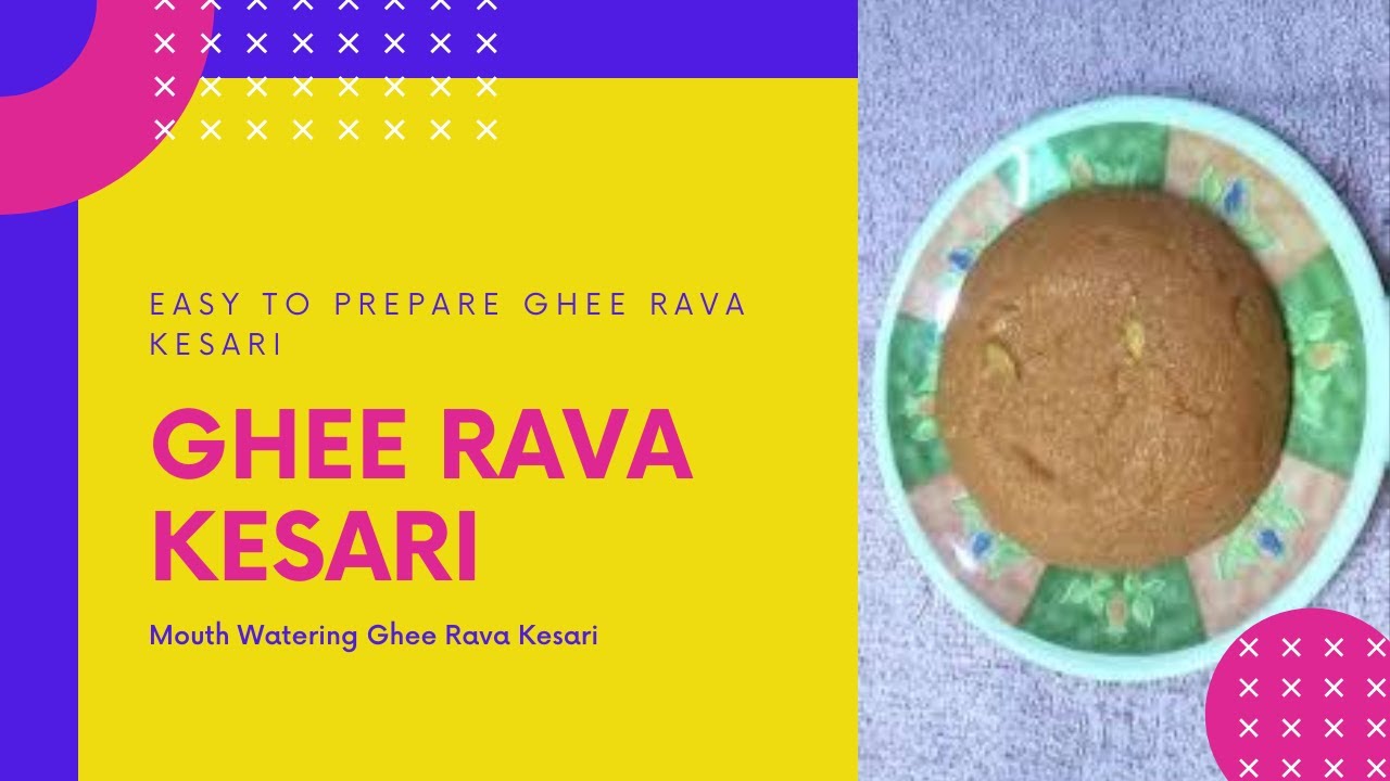 How to prepare Ghee Rava Kesari Recipe in Tamil Festival special