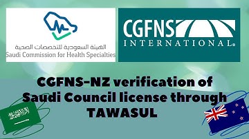 CGFNS Verification of Saudi Council License | 2021 | NZRN | Mumaris Tawasul | SCFHS