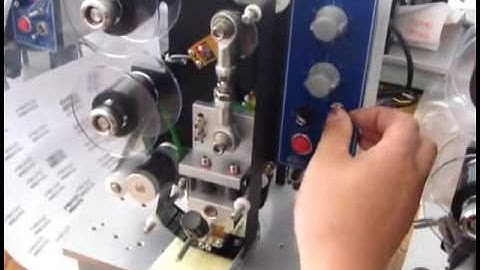 Semi-automatic Electric Hot Stamp Ribbon Coding Printer Machine Coder HP-241B