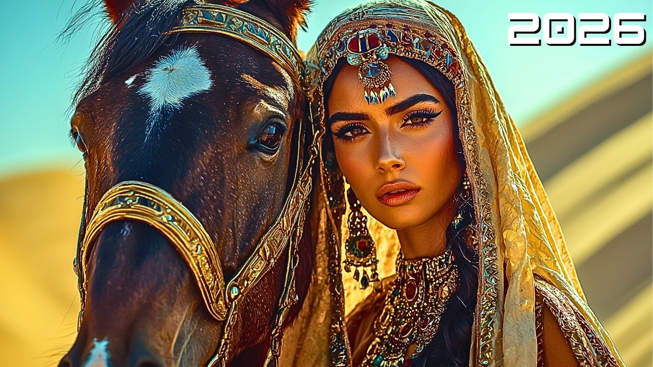 Arabic Music BGM - Celestial Silence Above the Dunes: Meditative Desert Soundscape