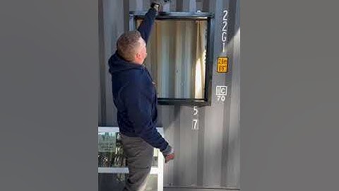 Call 928-537-3257 No-Welding - Container Window and Door Sleeves