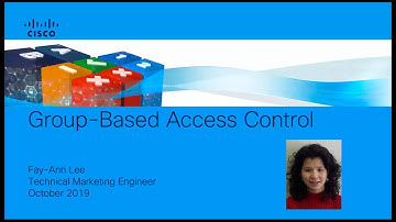 Migration of Group-Based Access Control with Cisco DNAC and SD-Access