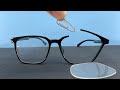 Put paper clip on the broken eyeglasses and amaze with results