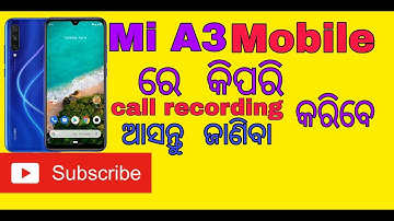MI A3 Enable call recording !! How to Enable call recording!!Mr biswa