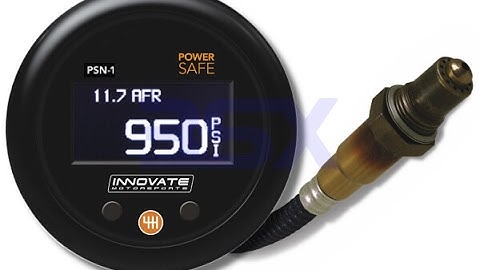 Wide band AFR gauge installation