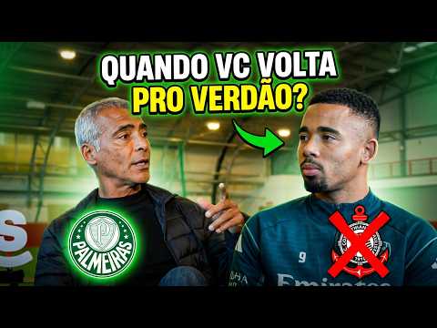JOGARIA NO CORINTHIANS? GABRIEL JESUS RESPONDE E FALA SOBRE VOLTA AO PALMEIRAS