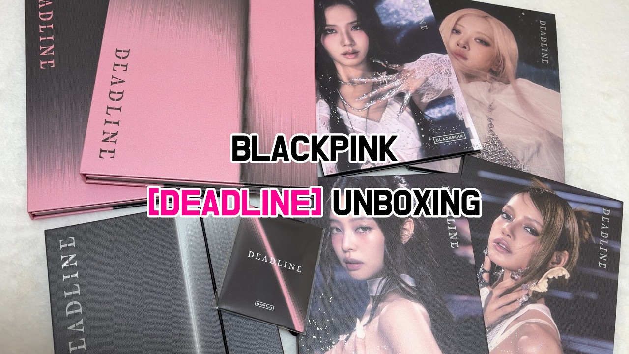 [UNBOXING] 블랙핑크 [DEADLINE] 앨범깡📦 | 앨범증정 이벤트🎁 | BLACKPINK