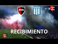 Recibimiento Newells vs Racing - pero la Lepra tiene mucho aguante