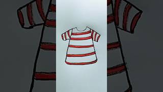 Easy T-Shirt Drawing 👕 | টি-শার্ট আঁকা খুব সহজ | MRA Drawing and Crafting #art #tshirt  #shorts