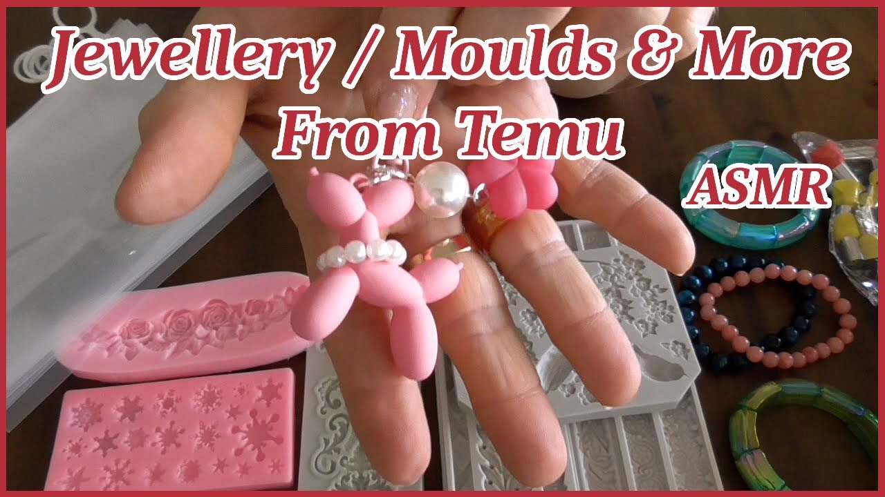 Bracelets/Silicon Molds & More ~ Self Gift Haul ASMR #asmr #haul #temu