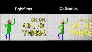 PghLfilms Vs DAGames Comparison (You’re Mine.) baldi