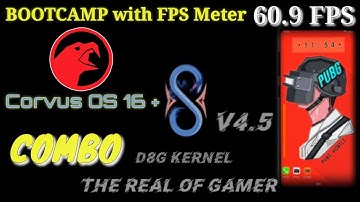 Corvus OS 16+D8G 4.5 Kernel| Best Gaming ROM for Poco F1 Bootcamp Hotdrop with Fps Meter BGMI & Pubg