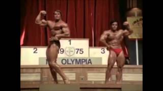 Arnie & Franco Mr.Olympia 1975 Final pose down