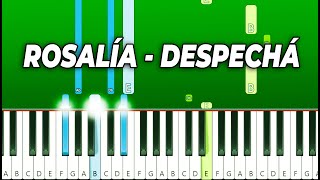 ROSALÍA - DESPECHÁ (Piano Tutorial)