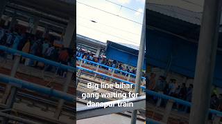 FULL BIHAR LINE DANAPUR TRAIN RUSH 😱🔥 | CRAZY PUBLIC CROWD WATCH IMMEDIATELY