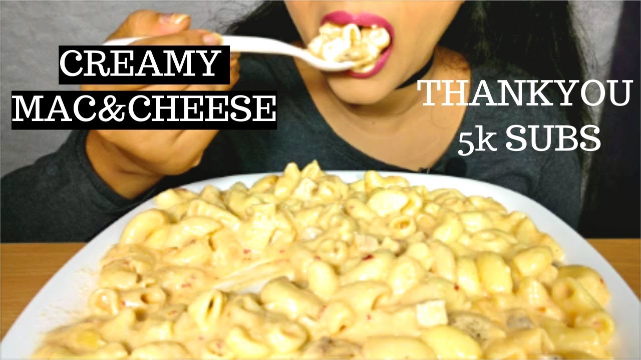 ASMR CHEESIEST CHICKEN MAC AND CHEESE *NO TALKING* MACARONI AND CHEESE MUKBANG  l BIG BITES l